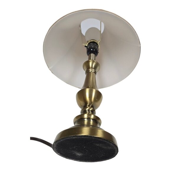 Vintage Brass Tone 19" Table Desk Lamp w/ Shade Neoclassical Home Decor - Picture 10 of 10